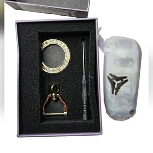 NWT - Gold and Silver Car Key Cover Set
